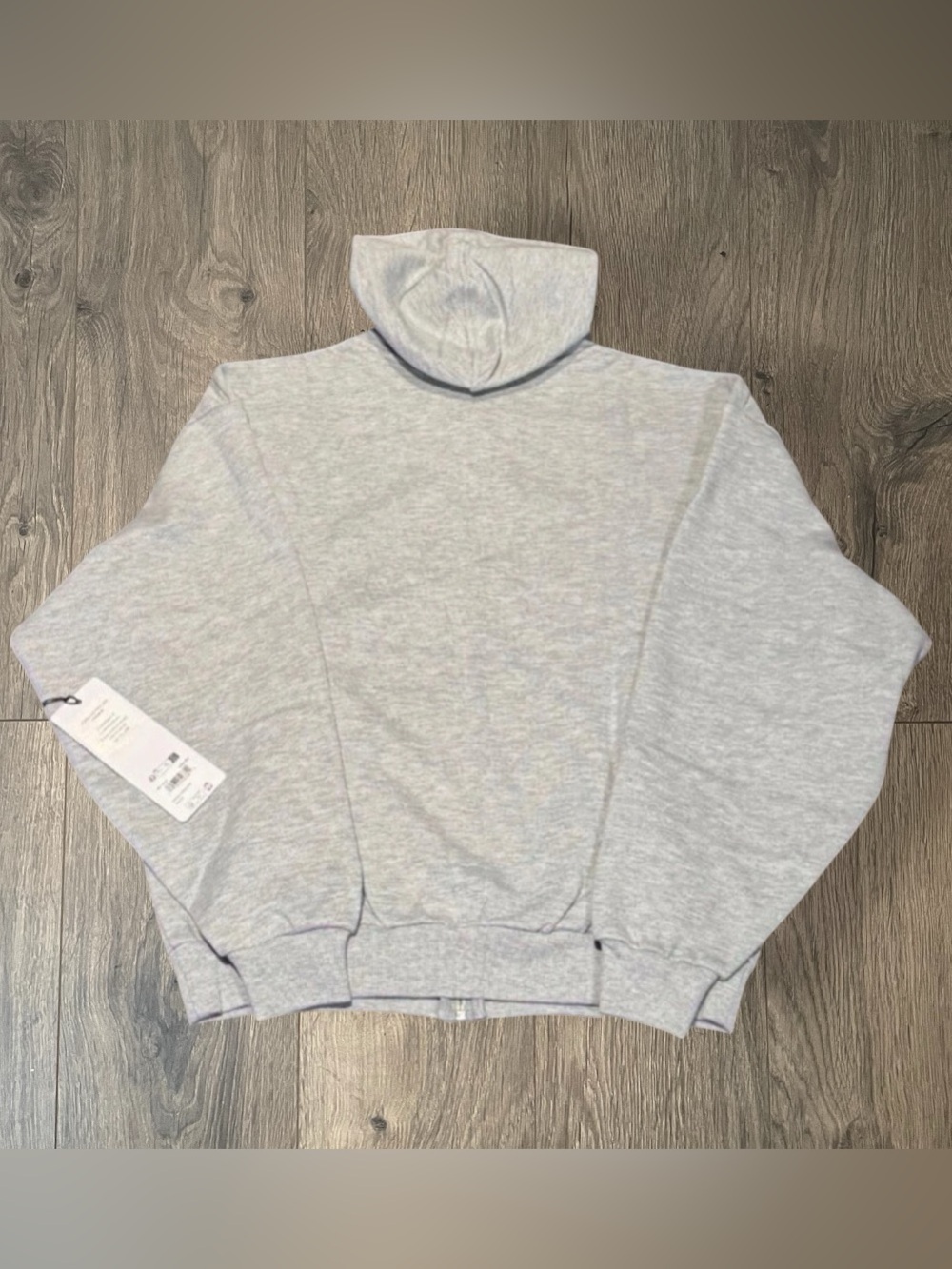 Alo Accolade Zip Up Hoodie Sweatshirt Grey Size Large - Picture 2 of 2